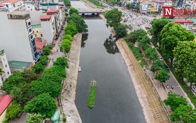 Xả nước từ Hồ Tây vào sông Tô Lịch làm ảnh hưởng đến việc lấy mẫu công nghệ Nano Nhật Bản