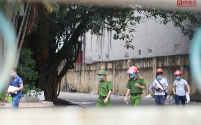 Công an khám nghiệm hiện trường vụ cháy khiến 3 người tử vong ở Gia Lâm