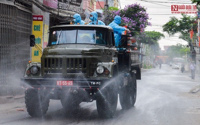 Hình ảnh phun khử khuẩn, tiêu trùng tại Thường Tín