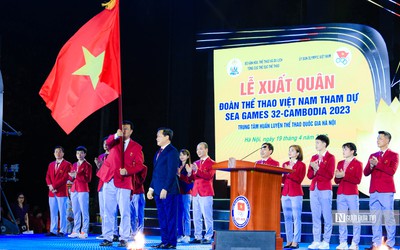 Hình ảnh ấn tượng tại Lễ xuất quân tham dự SEA Games 32