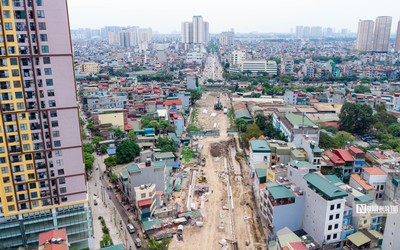 Bên trong công trường thi công dự án hầm chui Giải Phóng - Kim Đồng