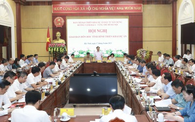 Hoàn thành giải phóng mặt bằng đường Vành đai 4 vào cuối năm 2023