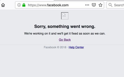 Lý do Facebook bị gián đoạn trên toàn thế giới