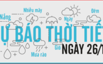 Dự báo thời tiết ngày 26/12: Nắng lên đánh lừa cơn gió mùa đang đến