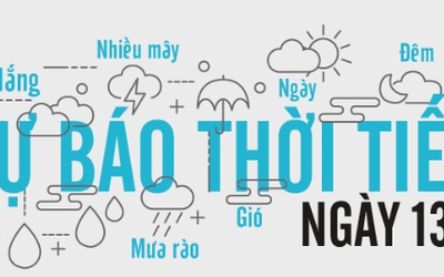 Dự báo thời tiết ngày 13/4: Con đường mưa trắng xóa những đêm tan