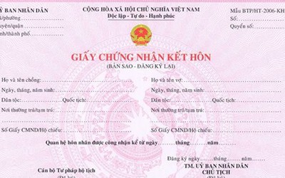 Từ ngày 1/9, xé giấy đăng ký kết hôn bị phạt tối đa 20 triệu đồng