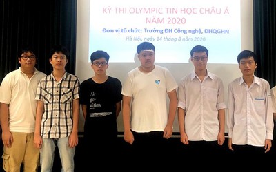 Học sinh Việt Nam xuất sắc giành huy chương tại Olympic Tin học Châu Á