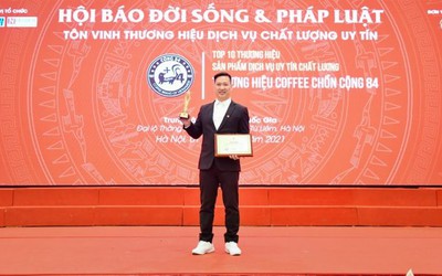 Thương hiệu Coffee Chồn Cộng 84 vinh dự nhận giải thưởng cao quý