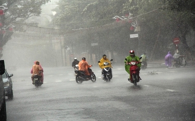 Dự báo thời tiết ngày 14/6/2021: Bắc bộ có nơi mưa to đến rất to