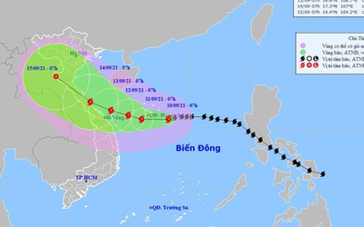 Bão số 5 còn tăng cấp, hướng thẳng vào miền Trung nước ta