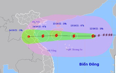 Bão số 8 di chuyển nhanh, gây mưa rất to