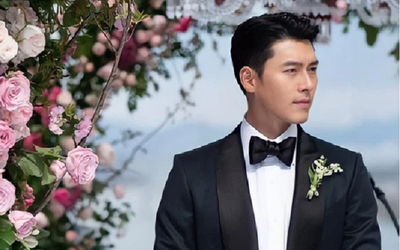 "Phát sốt" nhan sắc cực phẩm của chú rể Hyun Bin trong ngày cưới