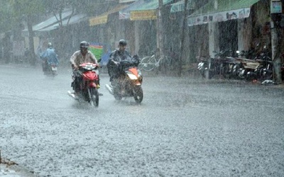 Dự báo thời tiết ngày 8/5/2022: Miền Bắc liên tiếp mưa to vào chiều tối, nguy cơ giông lốc