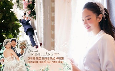 Hé lộ áo dài "vô giá" của Minh Hằng được thực hiện tỉ mỉ suốt cả tháng