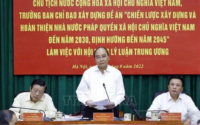 Đồng thuận, thống nhất cao trong xây dựng Đề án về Nhà nước pháp quyền