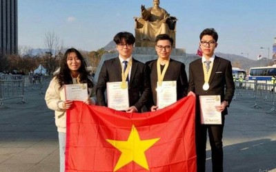 4 học sinh Việt Nam giành Huy chương Vàng Olympic Phát minh và Sáng tạo thế giới