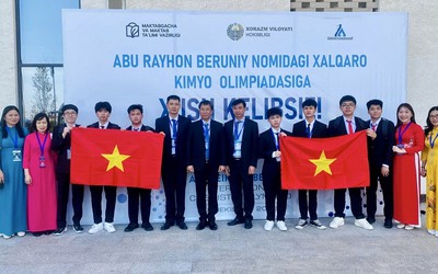 Việt Nam giành 4 Huy chương Vàng Olympic Hóa học Quốc tế, xếp thứ nhất toàn đoàn