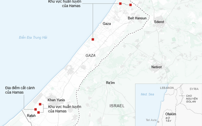 CNN: Hamas huấn luyện binh sĩ ngay cạnh biên giới Israel