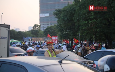 Hà Nội: Phân luồng giao thông phục vụ hai trận đấu của đội tuyển Việt Nam