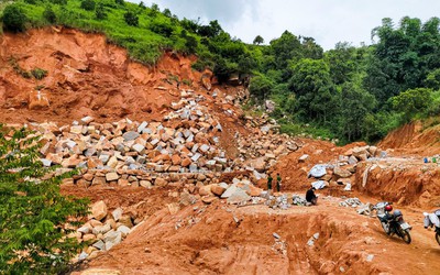 Lâm Đồng: Khai thác đá trái phép xuất hiện nhiều nơi trên địa bàn xã Phi Tô