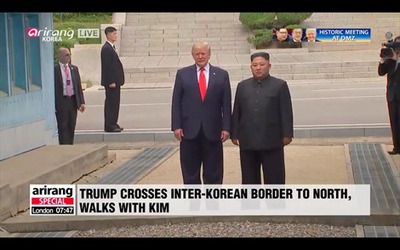 Cuộc gặp lịch sử của TT Trump và Chủ tịch Kim Jong-un ở khu phi quân sự