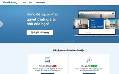 OneHousing ra mắt công cụ định giá nhà giá nhà online