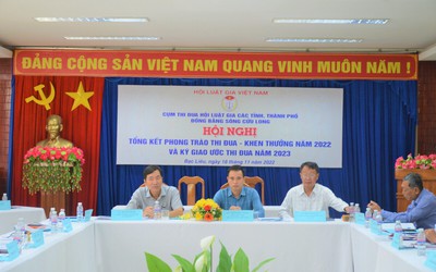 Hội Luật gia các tỉnh, thành ĐBSCL khẳng định vai trò với địa phương