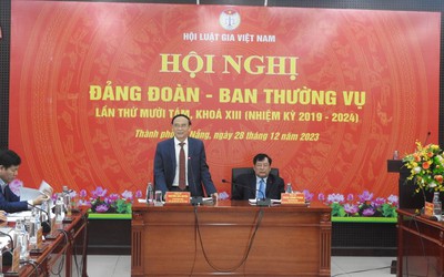 Hội nghị Đảng đoàn - Ban Thường vụ Hội Luật gia Việt Nam lần thứ 18