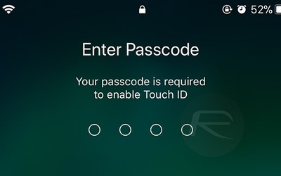 Vô hiệu hoá Touch ID trong iOS 11 không cần mở khóa thiết bị