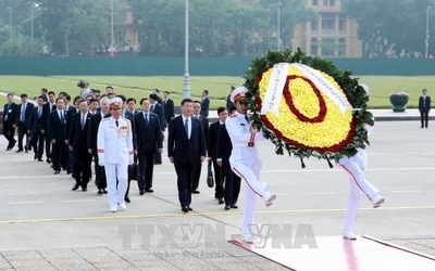 Tổng Bí thư, Chủ tịch Trung Quốc Tập Cận Bình viếng Lăng Chủ tịch Hồ Chí Minh