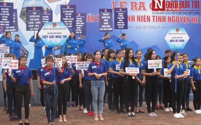 Ra quân chiến dịch Thanh niên tình nguyện hè 2018 tại Long An