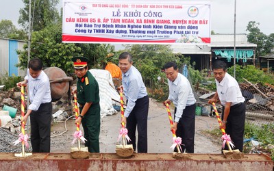 Kiên Giang: Xây dựng 125 căn nhà cho hộ dân có hoàn cảnh khó khăn