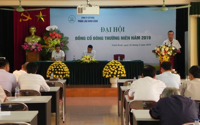 ĐHĐCĐ Phân lân Ninh Bình năm 2019: Ước lợi nhuận đạt 25 tỷ đồng