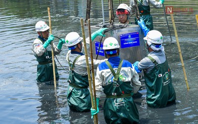 Xả nước Hồ Tây vào sông Tô Lịch, chuyên gia Nhật phải thí điểm lại công nghệ làm sạch từ đầu