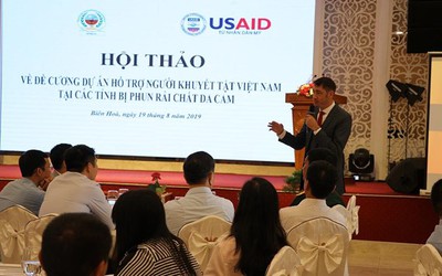 USAID tài trợ 50 triệu USD hỗ trợ người khuyết tật tại Việt Nam