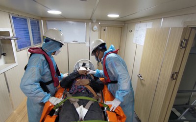 Khánh Hòa: Cứu nạn thuyền viên người nước ngoài bị nhồi máu cơ tim