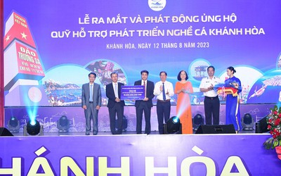 Hơn 26 tỷ đồng ủng hộ Quỹ hỗ trợ phát triển nghề cá Khánh Hòa