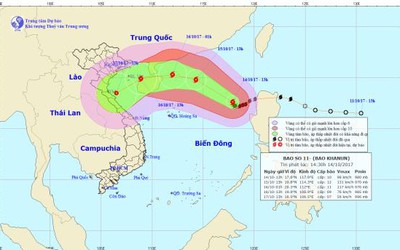 Bão số 11 xảy ra tình trạng bão chồng lũ đặc biệt khó khăn