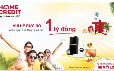 Home Credit triển khai chương trình “Vui hè rực rỡ” với nhiều giải thưởng hấp dẫn