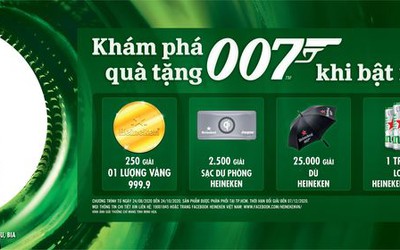 Heineken, James Bond và những trải nghiệm độc đáo về thế giới mật vụ 007 dành cho người hâm mộ Việt