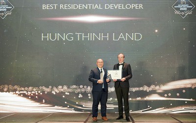 Hưng Thịnh Land nhận giải Nhà phát triển BĐS tốt nhất Đông Nam Á 2020