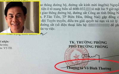 Bộ Công an chính thức thông tin vụ Thượng tá Võ Đình Thường