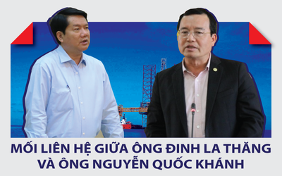 Infographic: Mối liên hệ giữa ông Đinh La Thăng và ông Nguyễn Quốc Khánh