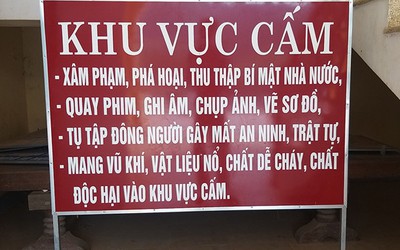 Trụ sở UBND xã đặt biển “cấm quay phim, chụp ảnh” là không đúng quy định