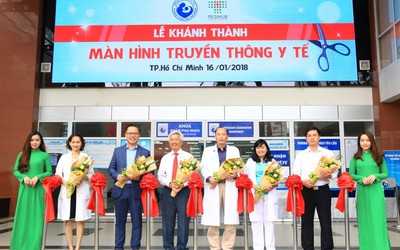 Khánh thành màn hình truyền thông y tế tại bệnh viện Từ Dũ