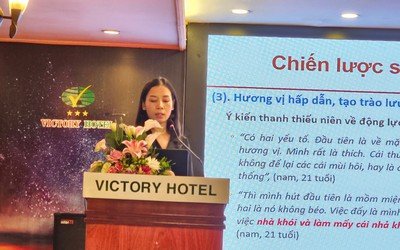 Cảnh báo xu hướng sử dụng thuốc lá điện tử đang gia tăng ở lứa tuổi thanh thiếu niên