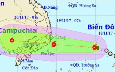 Tỉnh Bà Rịa - Vũng Tàu họp khẩn để ứng phó cơn bão số 14