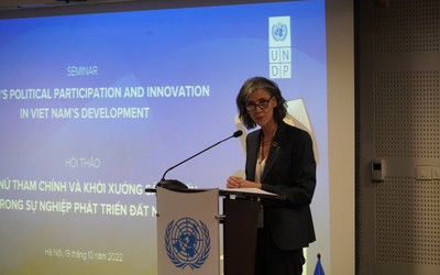 UNDP: Việt Nam đạt được tiến bộ về tỉ lệ phụ nữ tham chính