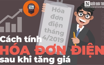 [Info] Tự tính hoá đơn điện tháng 4/2019 sau khi giá điện tăng 8,3%