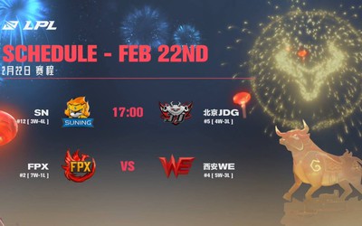 Mở màn LPL sau kỳ nghỉ Tết: Đại chiến Suning - JD Gaming